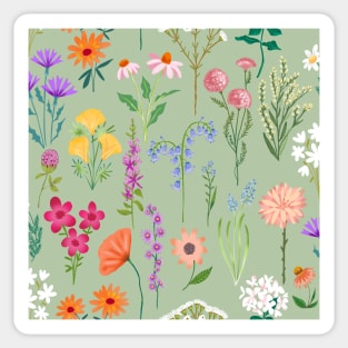 Wildflower meadow Sticker